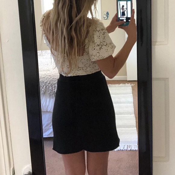 🦋 NWOT FREE PEOPLE knit ribbed midi skirt - Picture 9 of 11